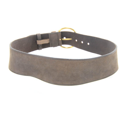 Prada Leather Simple Belt Brown 2 of 6