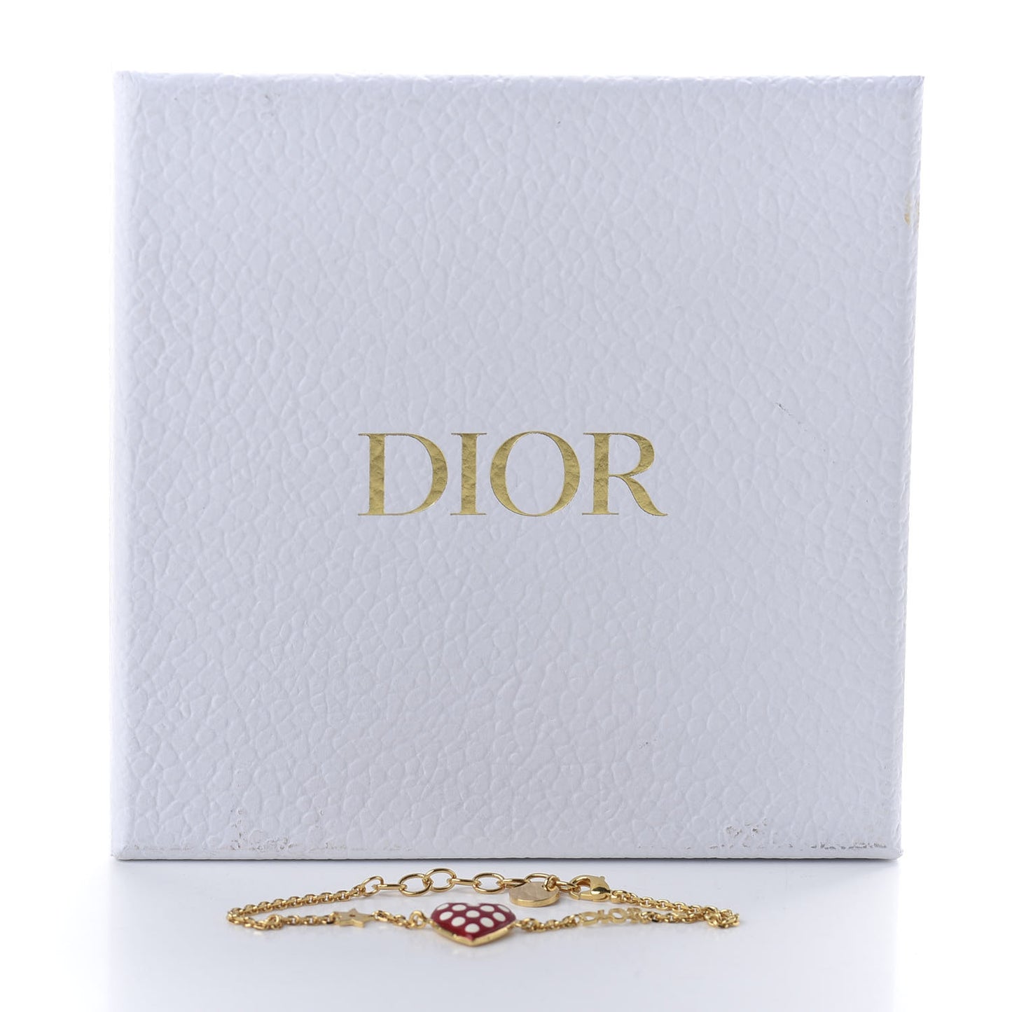 Metal Dioramour Bracelet Red Gold