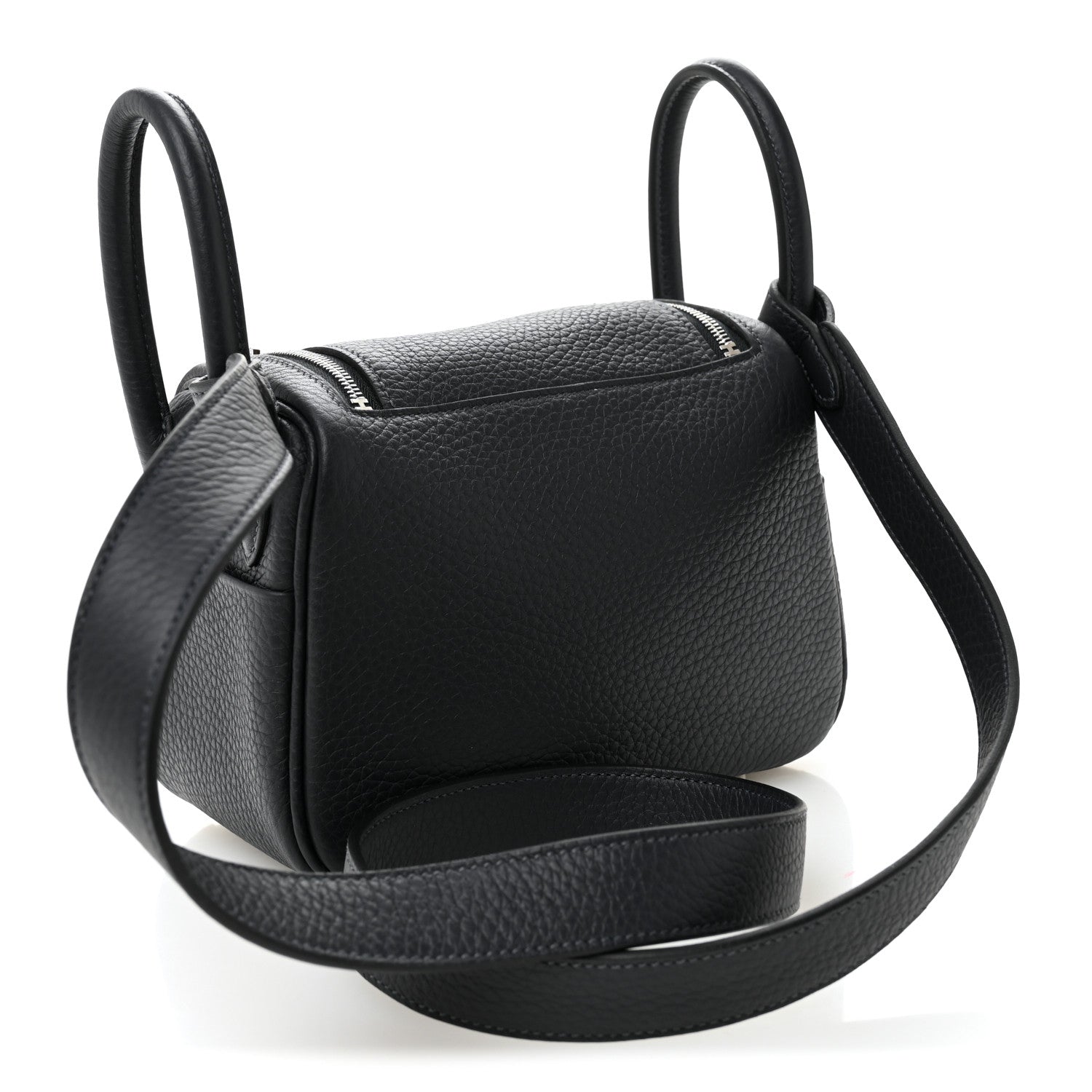 Hermes Taurillon Clemence Mini Lindy 20 Ardoise 3 of 10