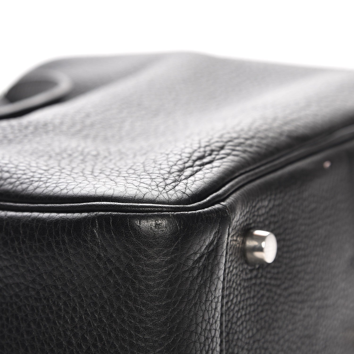 Hermes Taurillon Clemence Lindy 30 Black 8 of 9