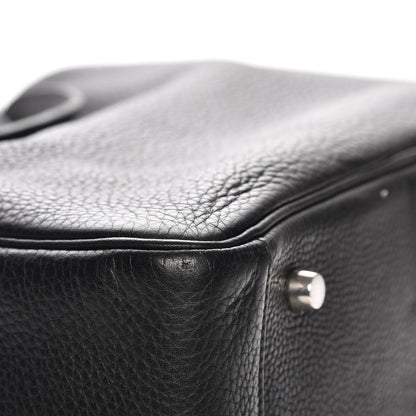 Hermes Taurillon Clemence Lindy 30 Black 8 of 9