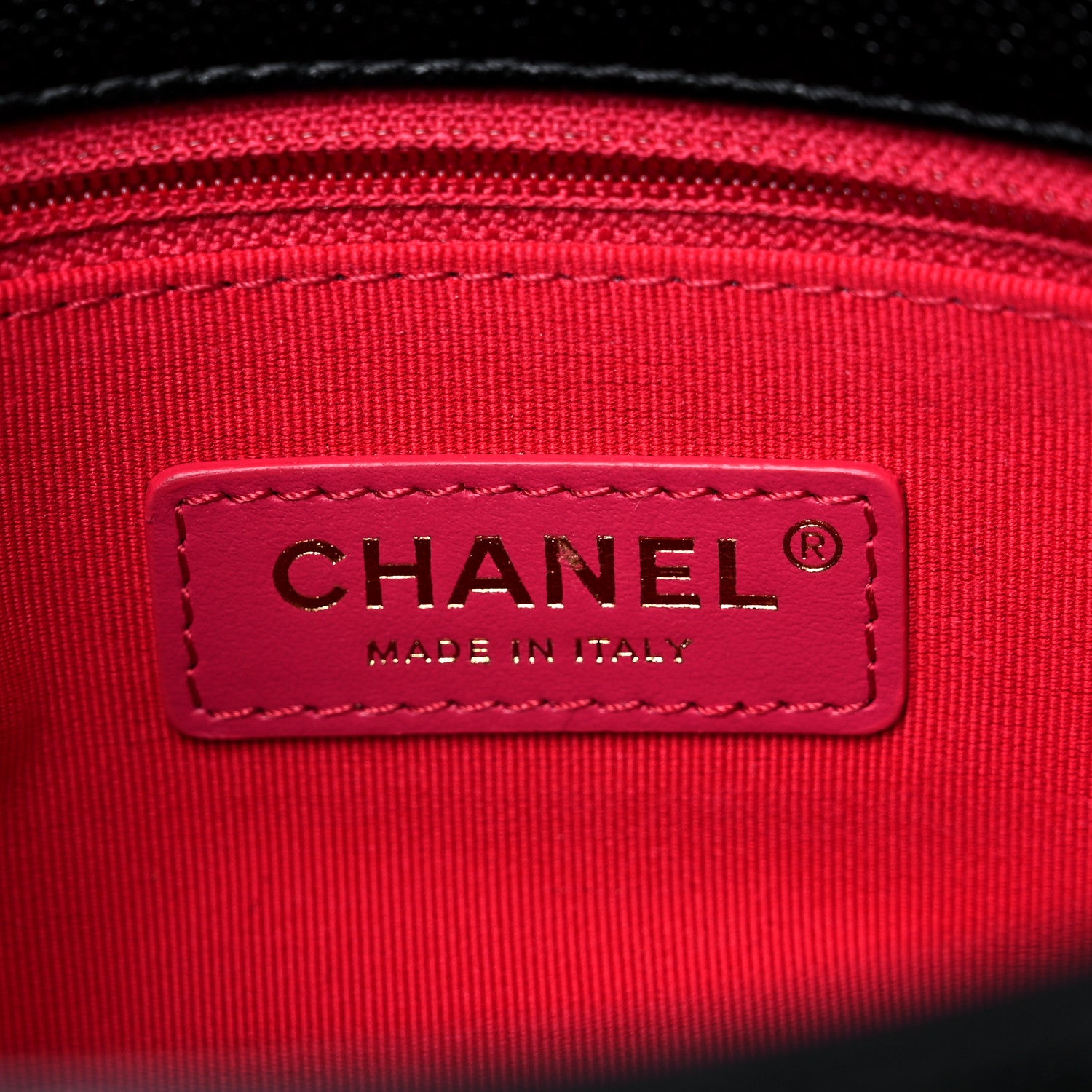 Chanel Shiny Caviar Quilted Small Chain Melody Flap Black 6 of 10