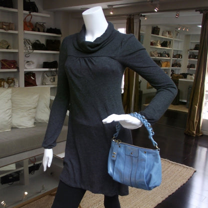 Chloe Leather Small Heloise Satchel Baby Blue 2 of 11
