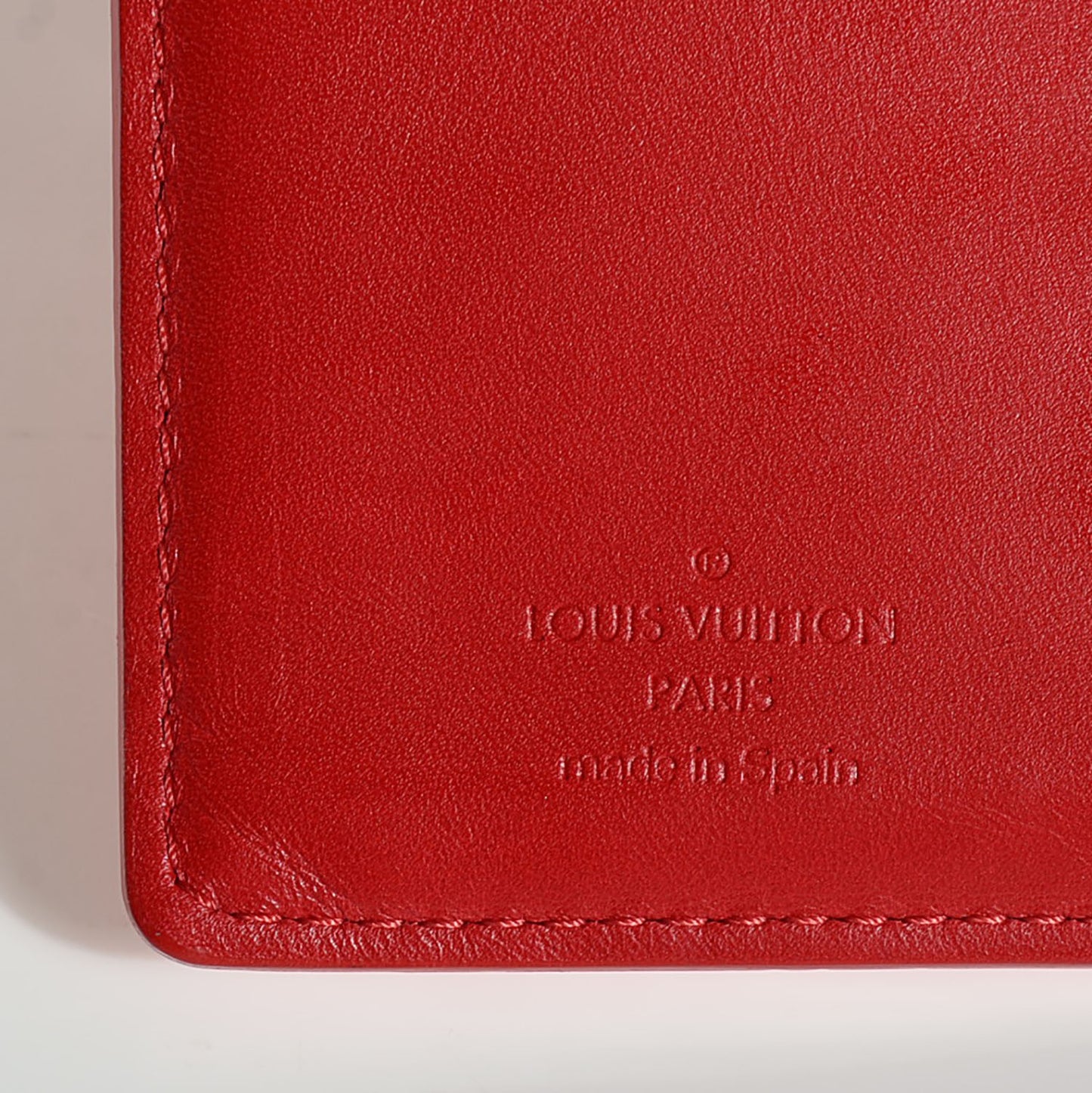 Vernis Small Ring Agenda Cover Red