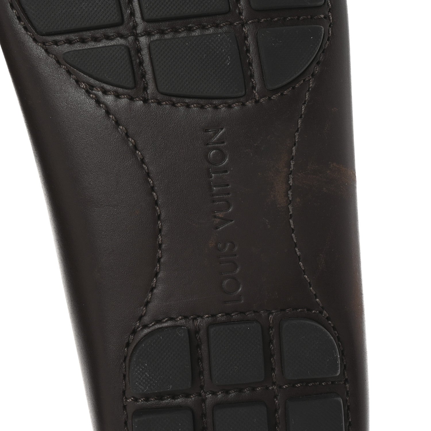 Louis Vuitton Calfskin Mens Monte Carlo Shoe Moccasin Loafers 11 Brown 7 of 8