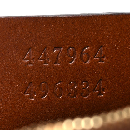 Gucci GG Supreme Monogram Key Case Beige Ebony Cuir 7 of 10