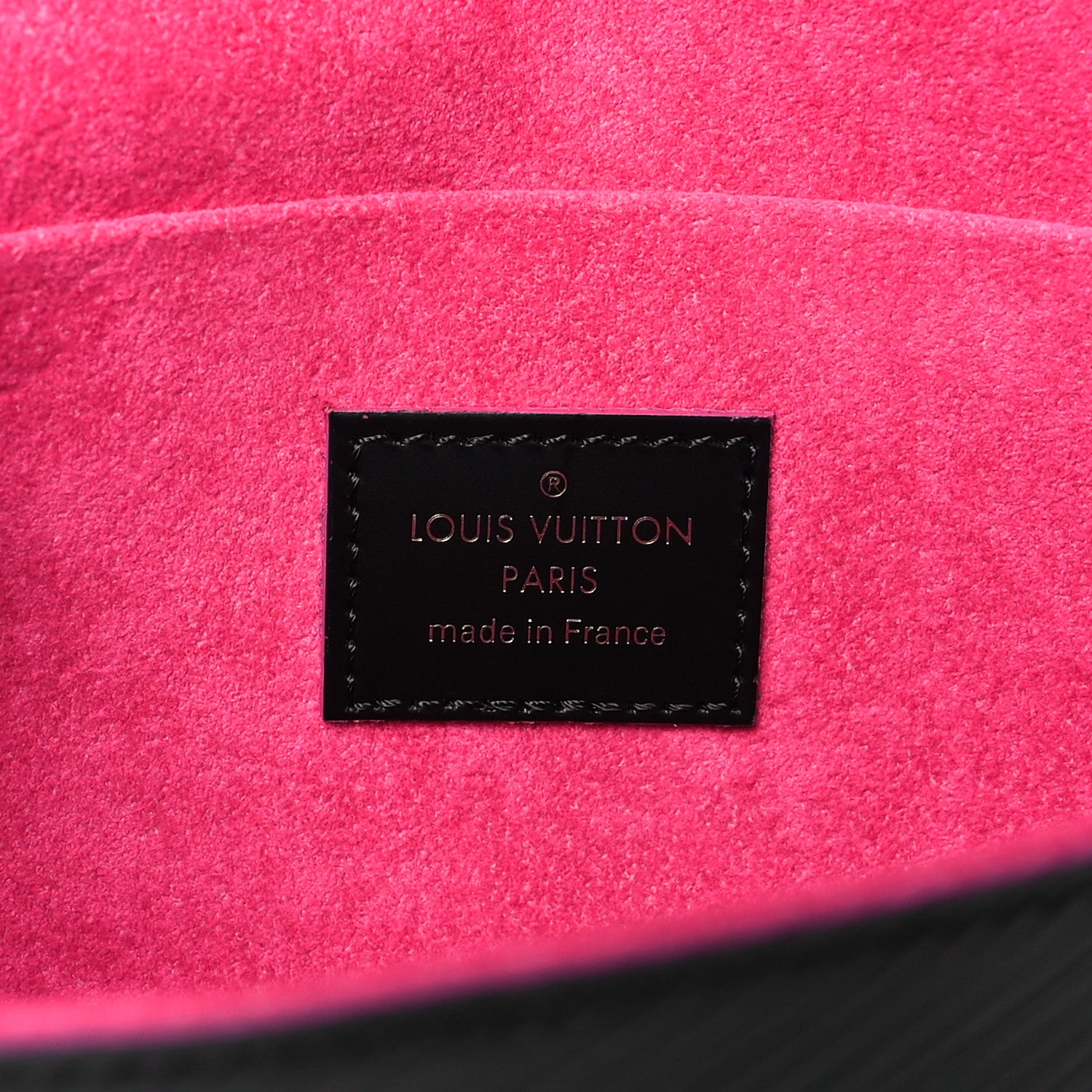 Louis Vuitton Epi Pochette Felicie Black Hot Pink 7 of 11