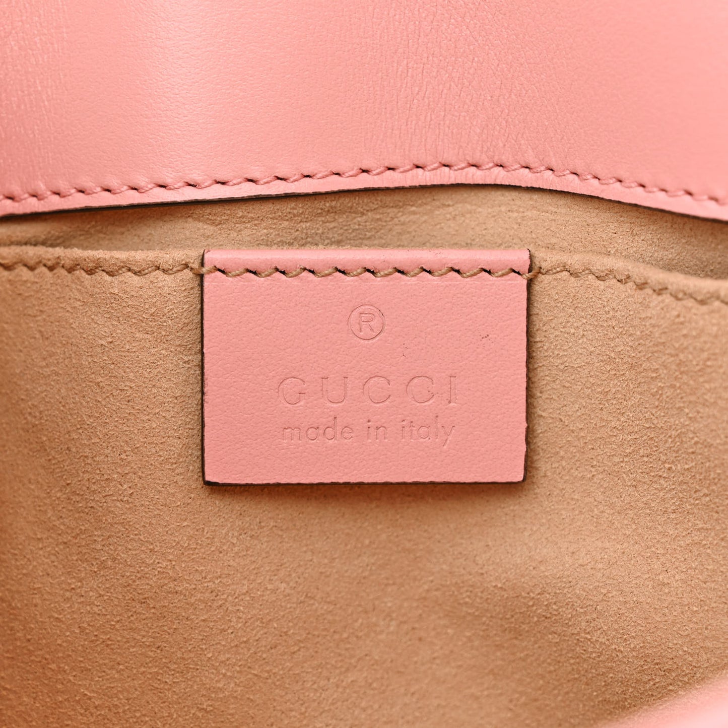 Calfskin Matelasse Mini GG Marmont Shoulder Bag Wild Rose