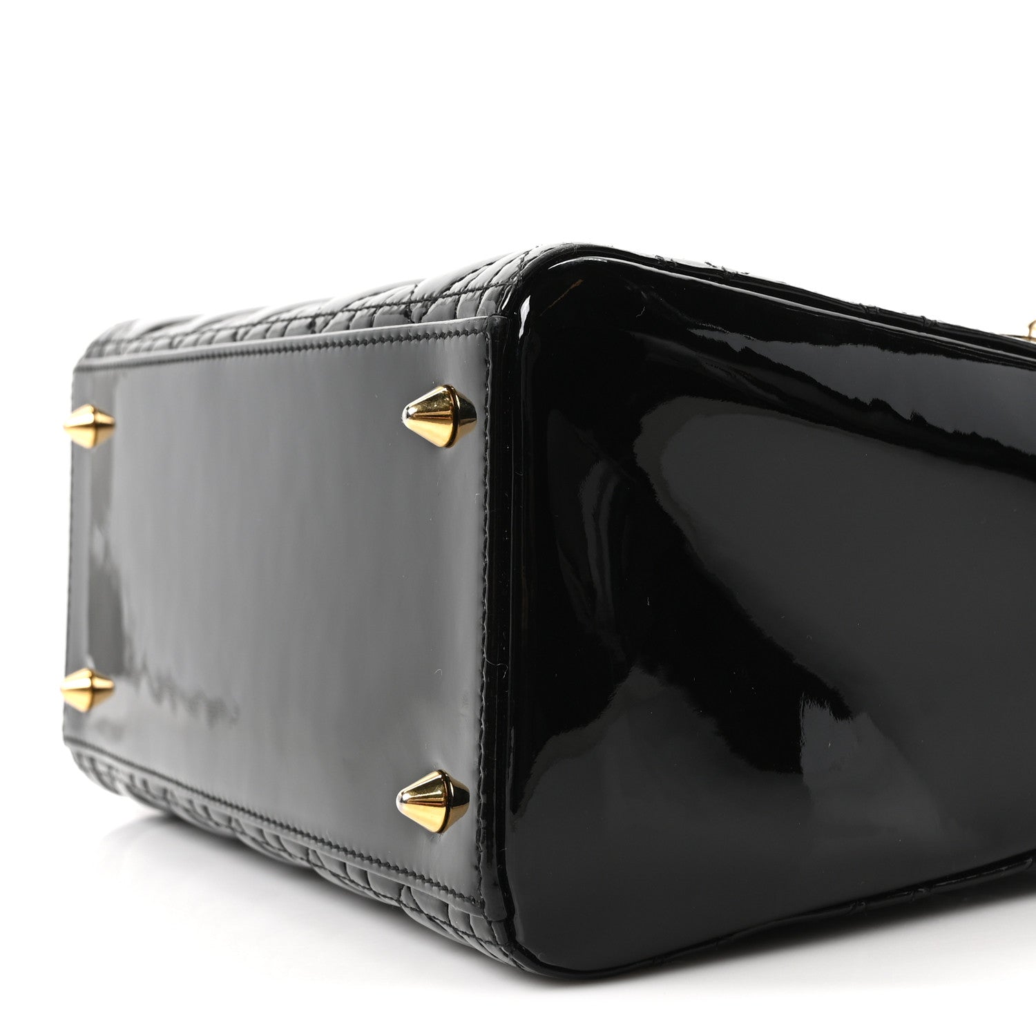Christian Dior Patent Cannage Medium Lady Dior Black 10 of 10