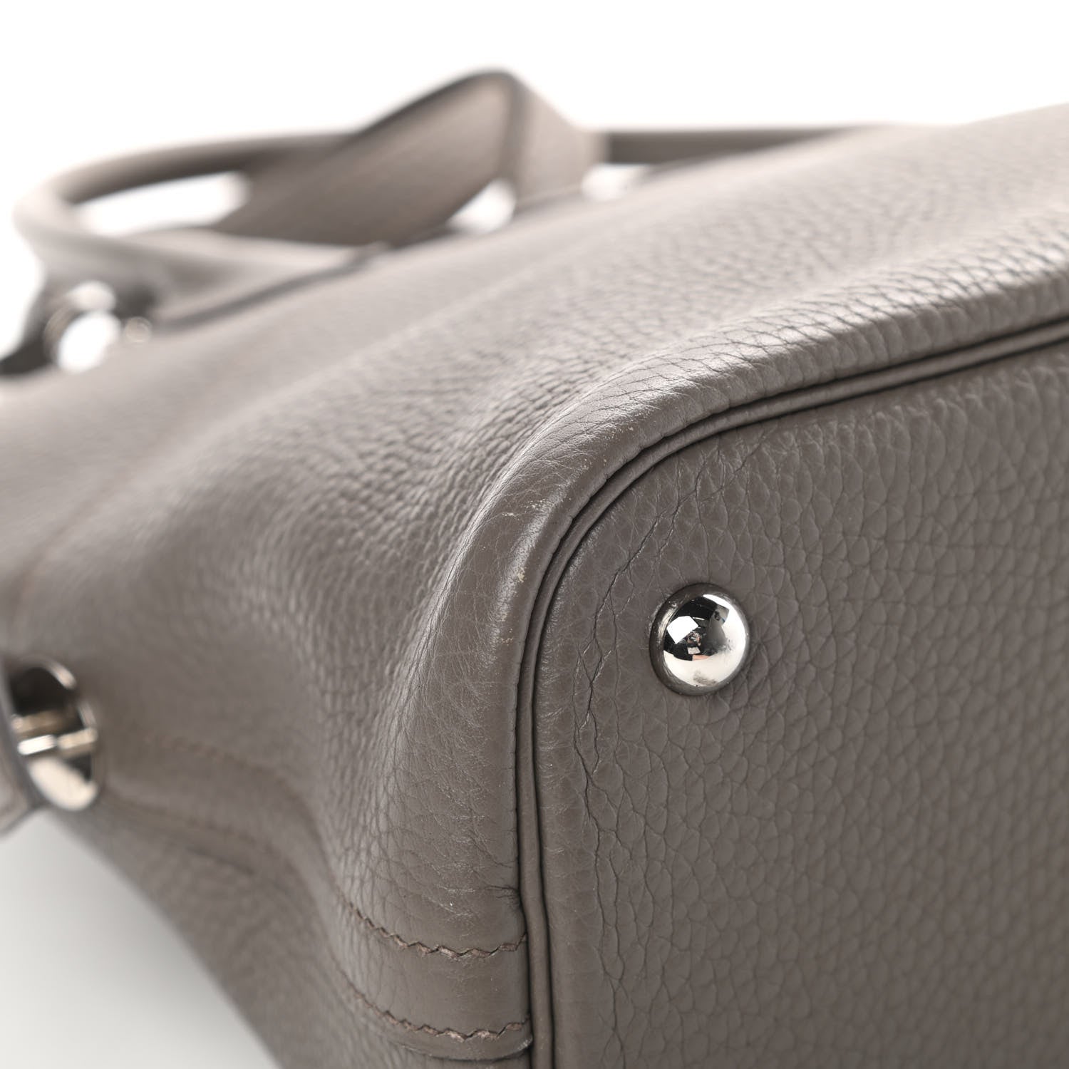 Hermes Taurillon Clemence Bolide 31 Etain 9 of 17