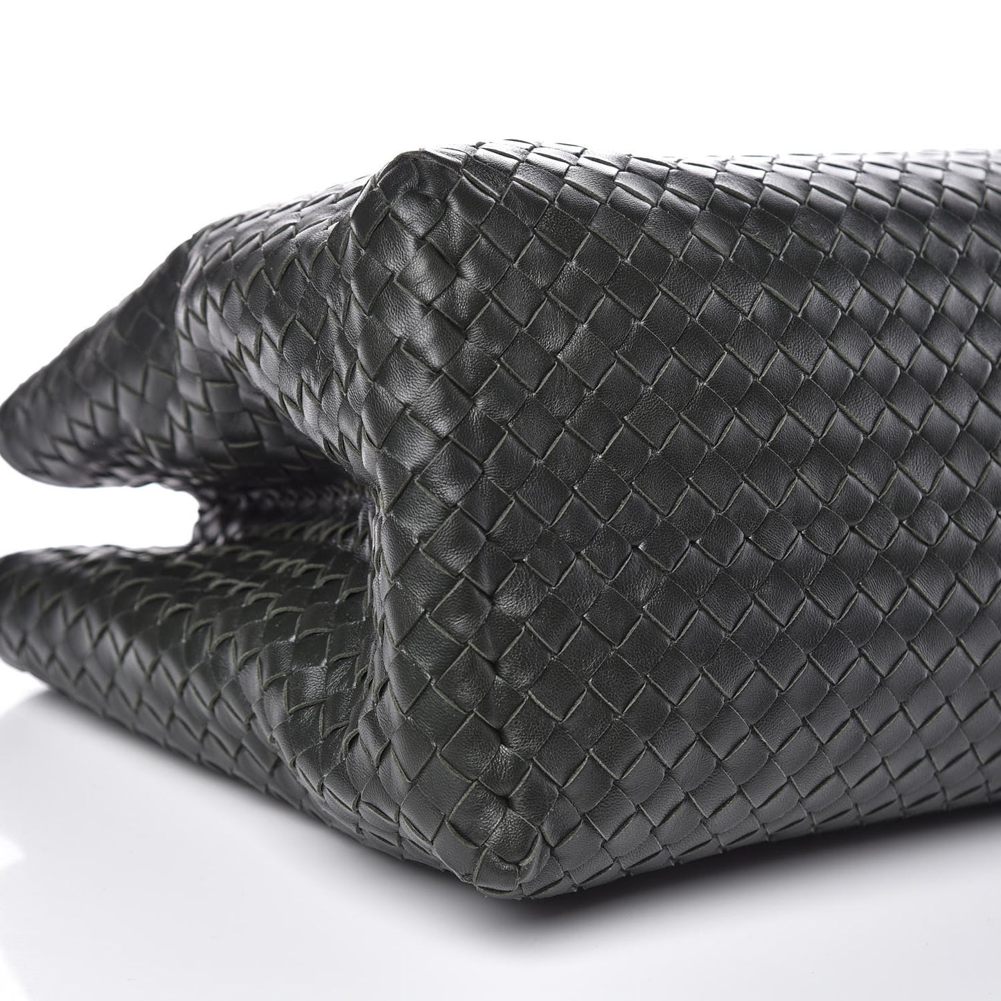 Nappa Intrecciato Large Tote Green
