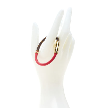 Louis Vuitton Monogram Daily Confidential Bracelet 17 Red 2 of 6