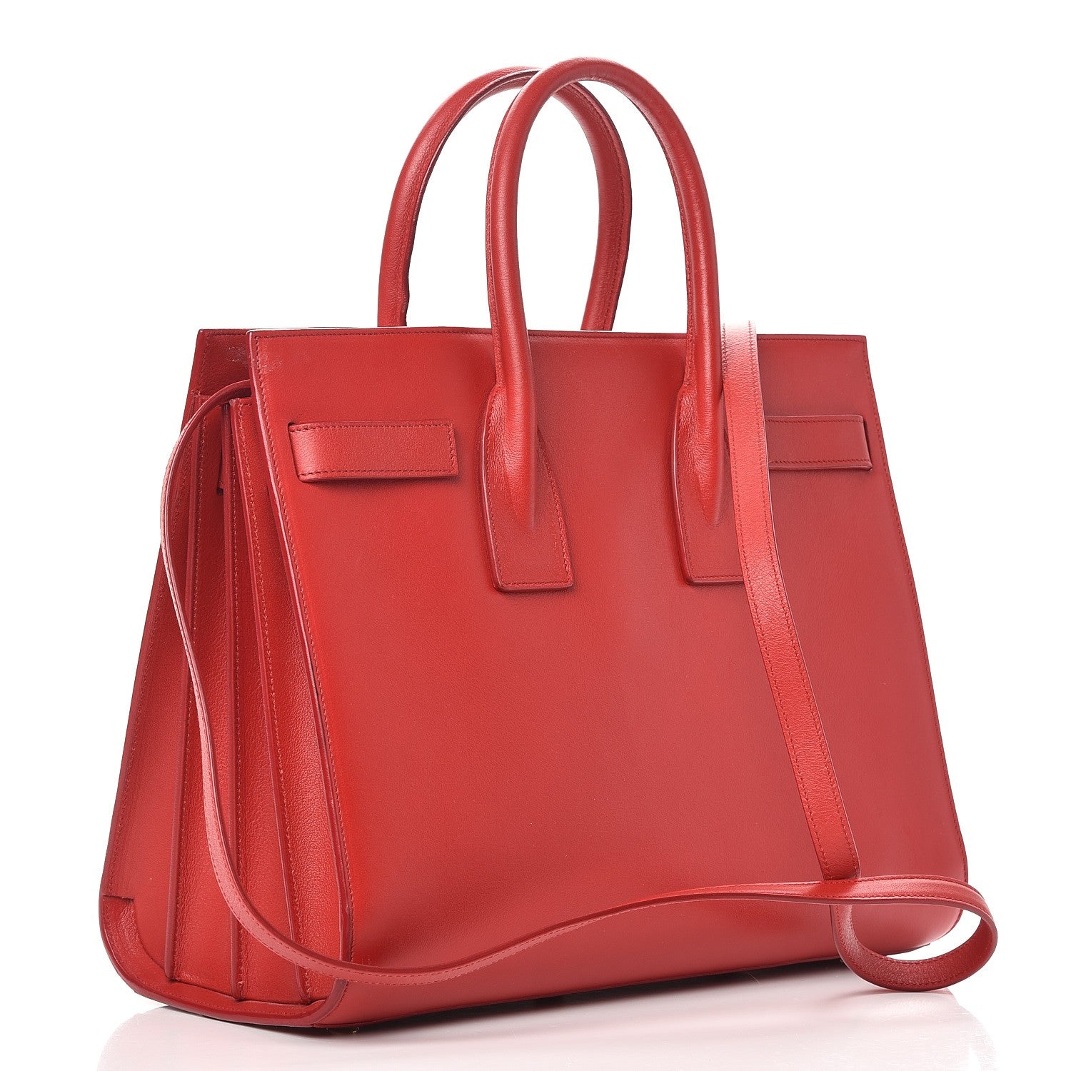 Saint Laurent Calfskin Small Sac De Jour Rouge Orient 4 of 9