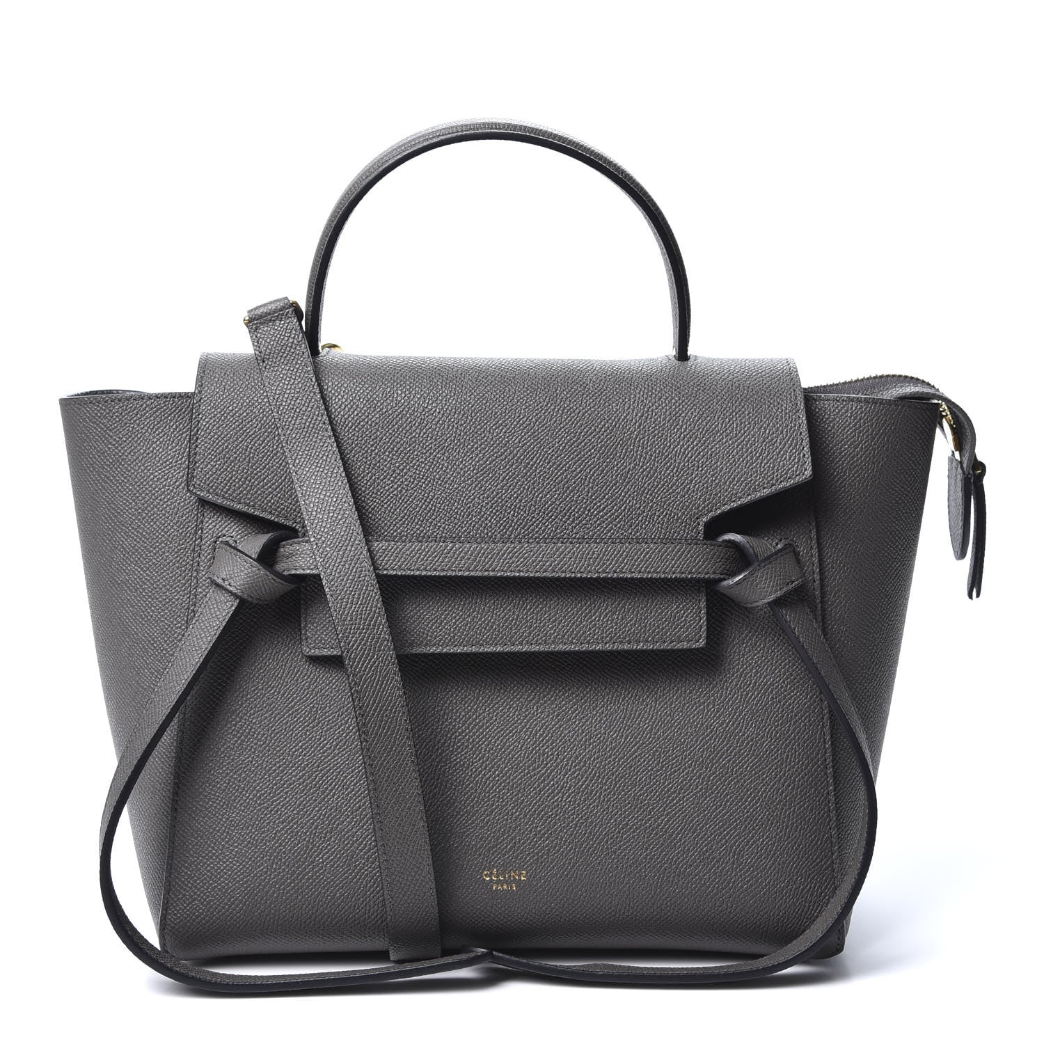 Celine Baby Grained Calfskin Micro Belt Bag Grey 1 of 9