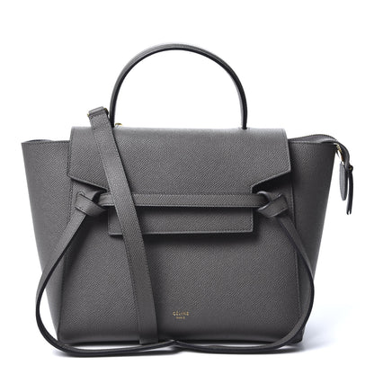Celine Baby Grained Calfskin Micro Belt Bag Grey 1 of 9