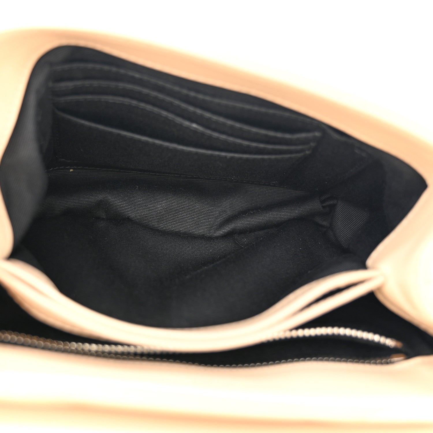 Saint Laurent Calfskin Y Quilted Monogram Toy Loulou Crossbody Bag Nude Powder 5 of 10