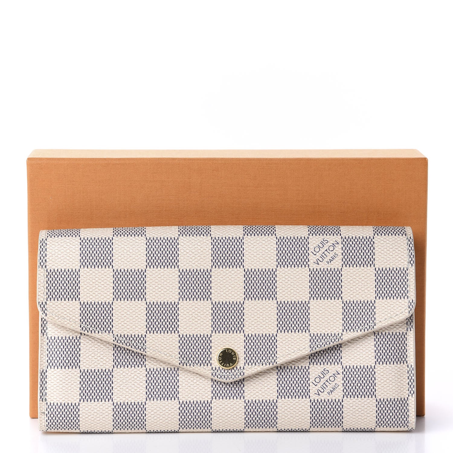 Louis Vuitton Damier Azur Sarah Wallet NM 9 of 9