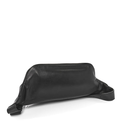 Saint Laurent Lambskin Monogram Belt Bag Black 4 of 10