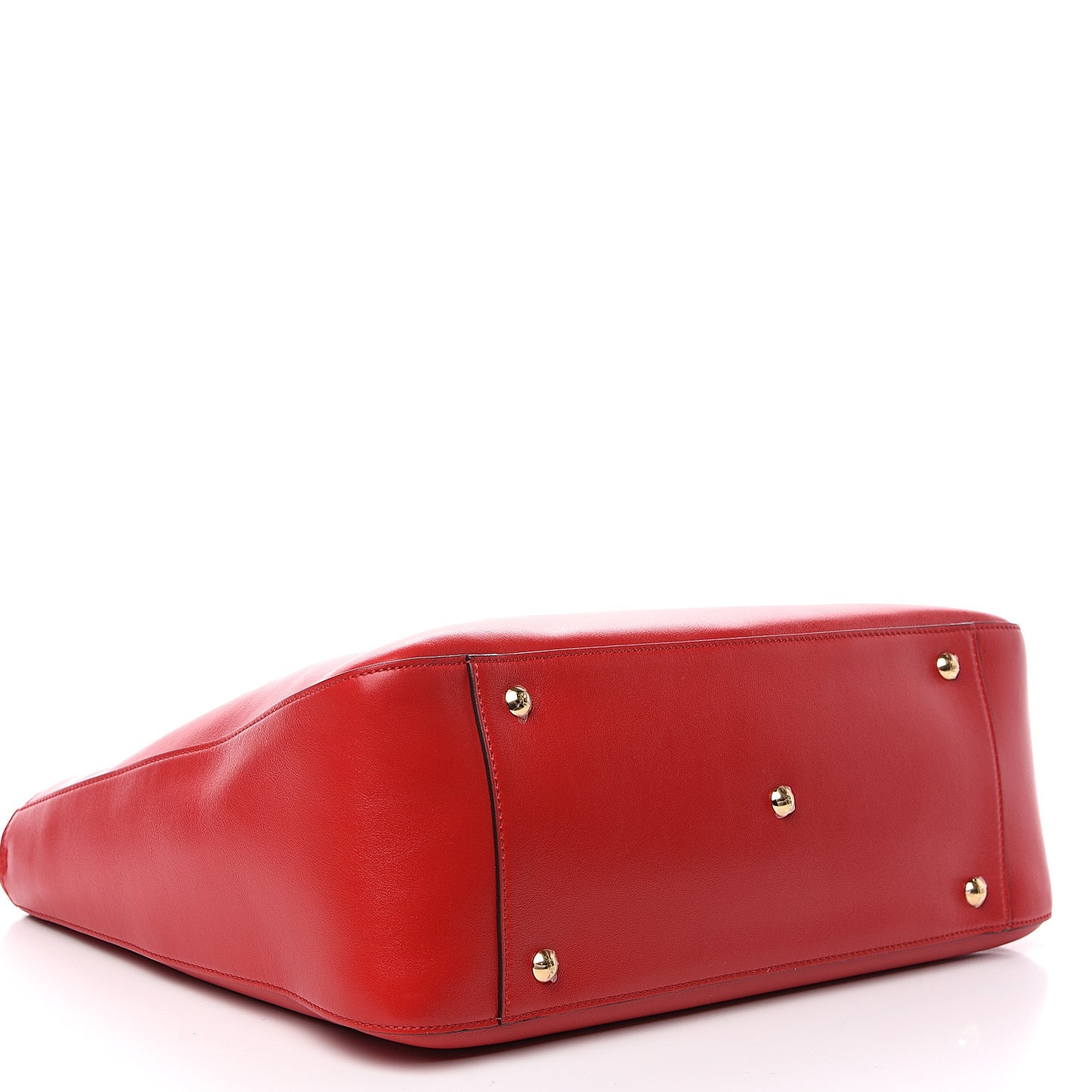 Vitello Glacier Medium FF Tote Rosso Cardinale