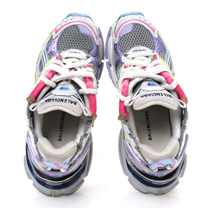Balenciaga Mesh Rubber Womens Runner Sneakers 37 Multicolor 2 of 9