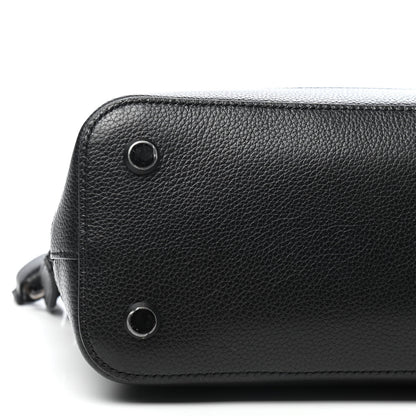 Balenciaga Supple Calfskin Rivet Small Ville Top Handle Bag Black 6 of 8
