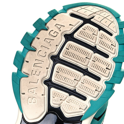 Balenciaga Mesh Nylon Womens Track Sneakers 37 Turquoise Grey 6 of 9