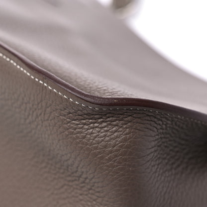 Hermes Taurillon Clemence Jypsiere 28 Etoupe 11 of 12