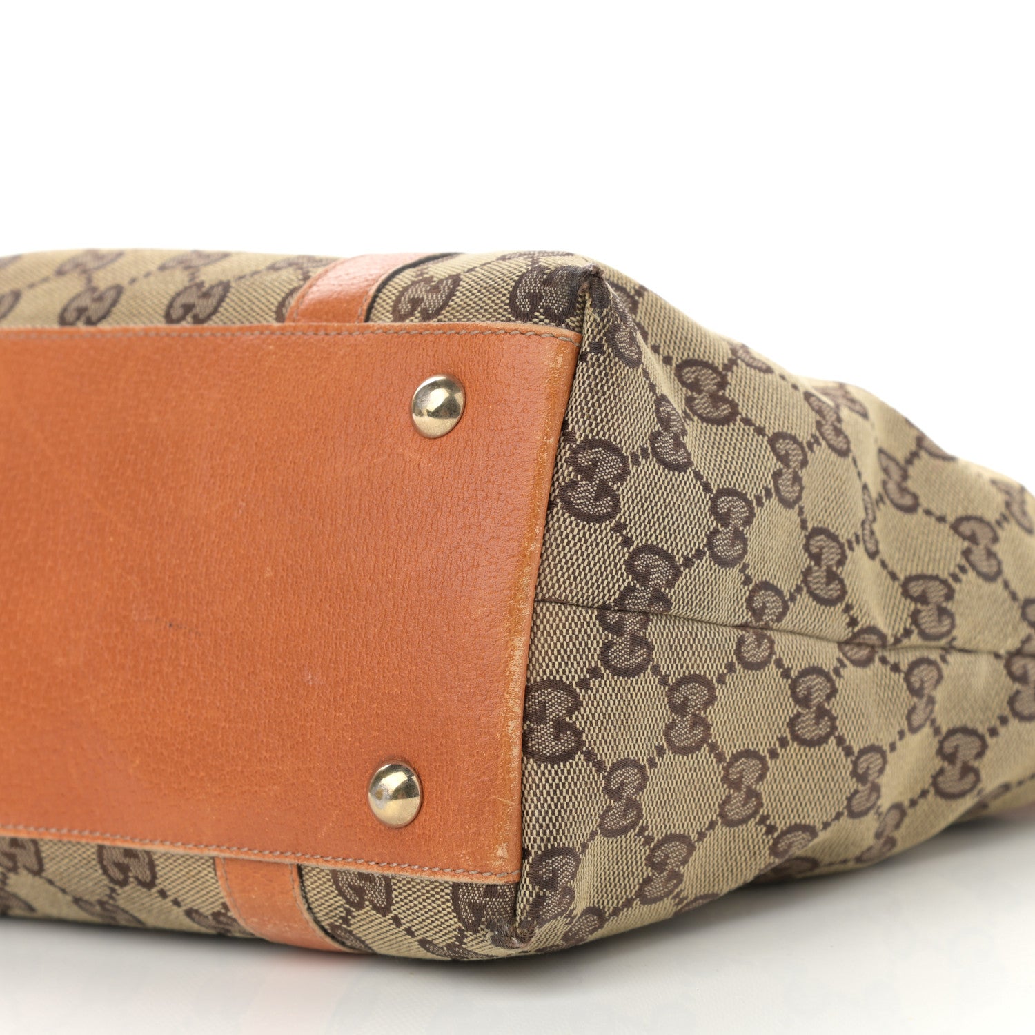 Gucci Monogram Medium Abbey Tote Tan 9 of 13