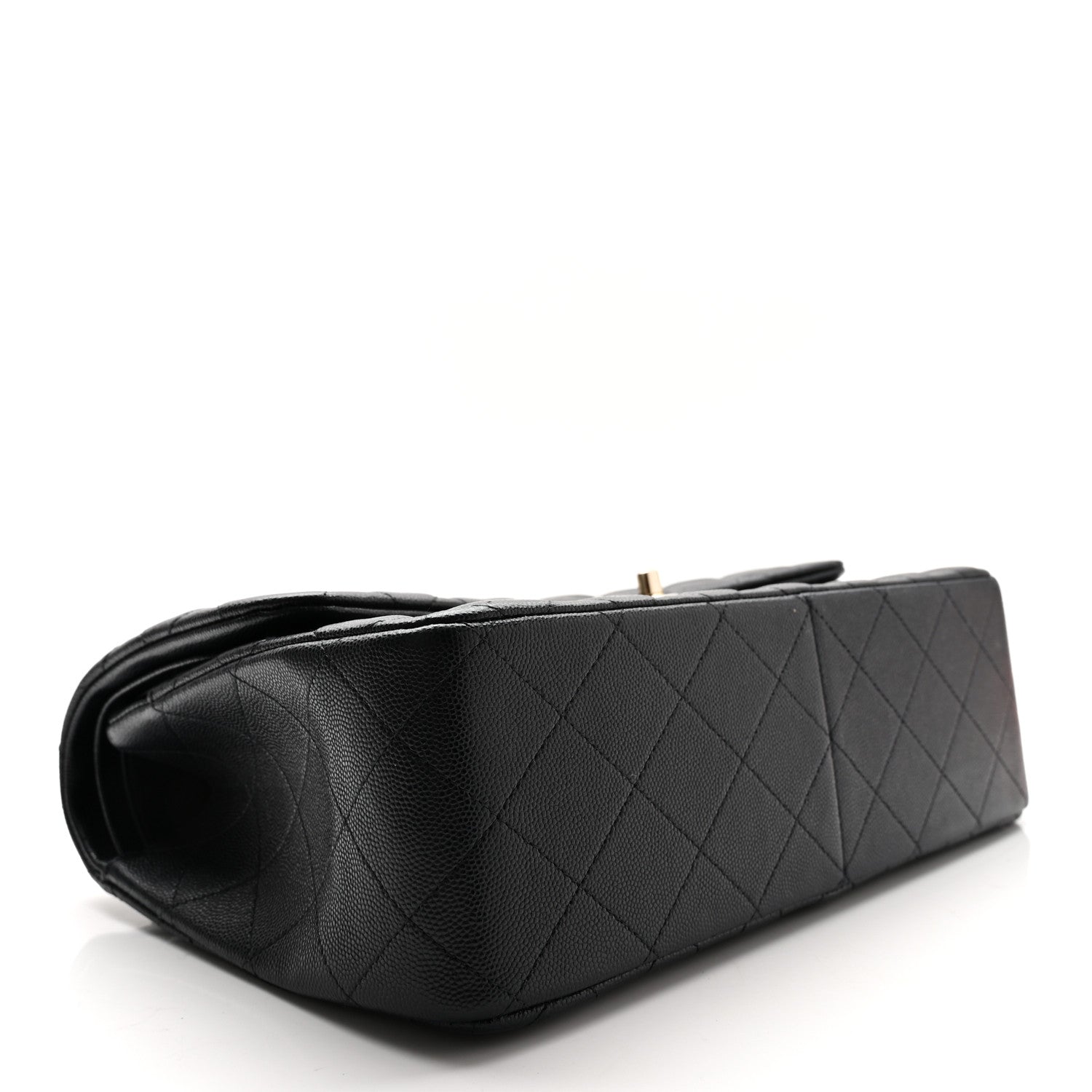 Chanel Caviar Quilted Jumbo Double Flap Navy 4 of 12