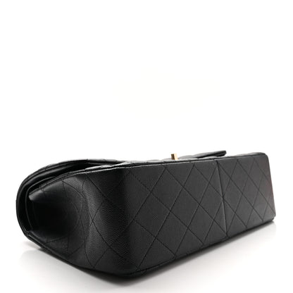 Chanel Caviar Quilted Jumbo Double Flap Navy 4 of 12