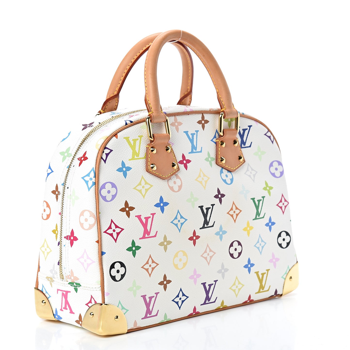 Monogram Multicolor Trouville White