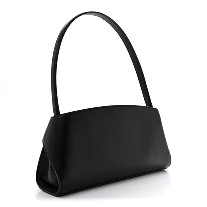 Salvatore Ferragamo Calfskin Hug East West Shoulder Bag Black Burgundy 3 of 10
