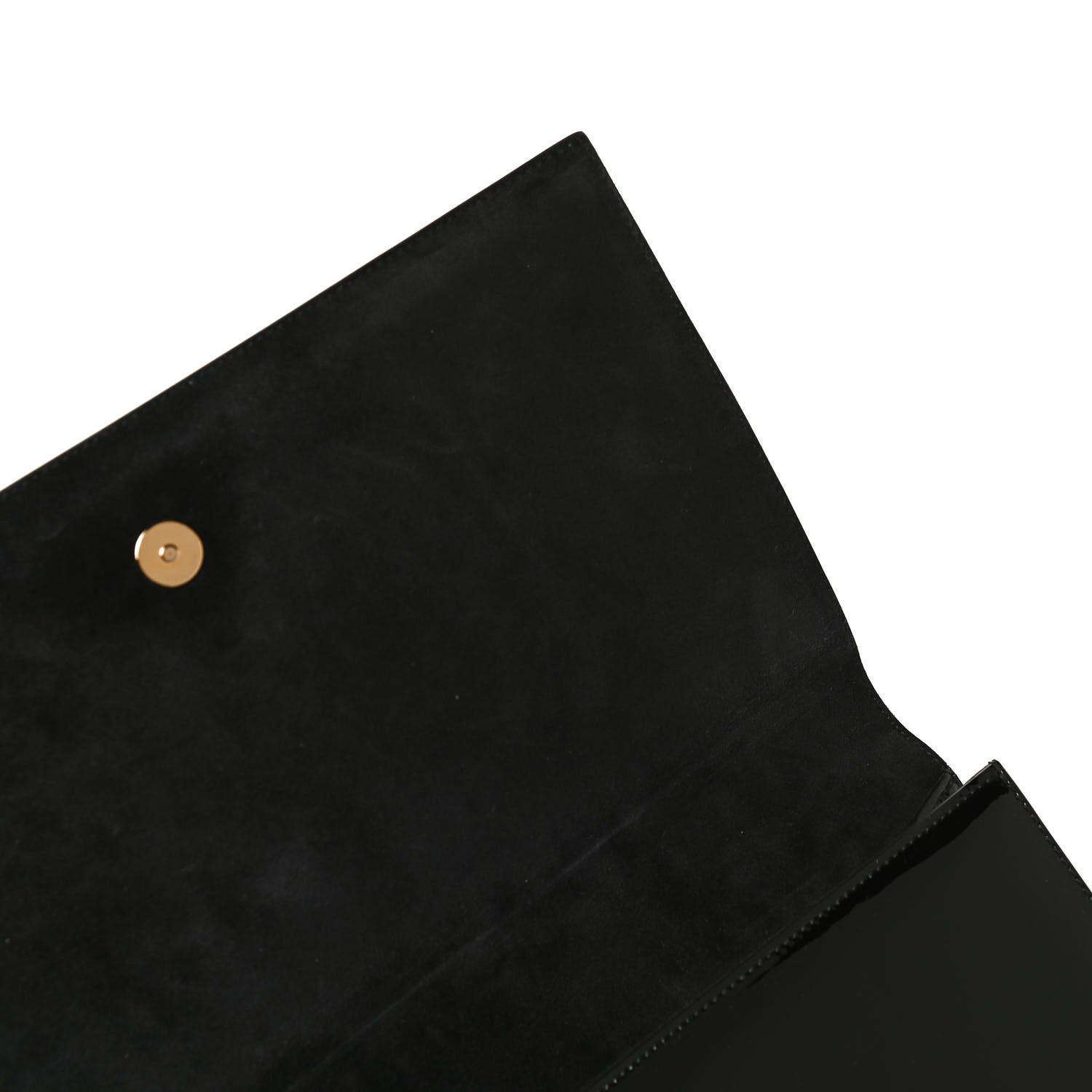 Saint Laurent Patent Monogram Large Belle De Jour Clutch Black 10 of 10