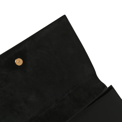 Saint Laurent Patent Monogram Large Belle De Jour Clutch Black 10 of 10