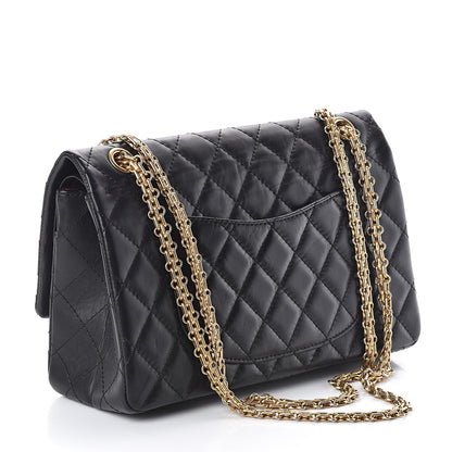 Chanel Aged Calfskin Quilted 2.55 Reissue 226 Flap Black 2 of 9