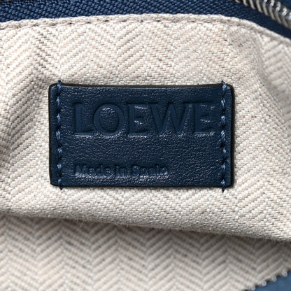 Loewe Grained Calfskin Small Puzzle Shoulder Bag Dark Blue 6 of 9