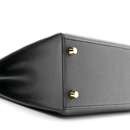Hermes Epsom Kelly Sellier 25 Black 9 of 10