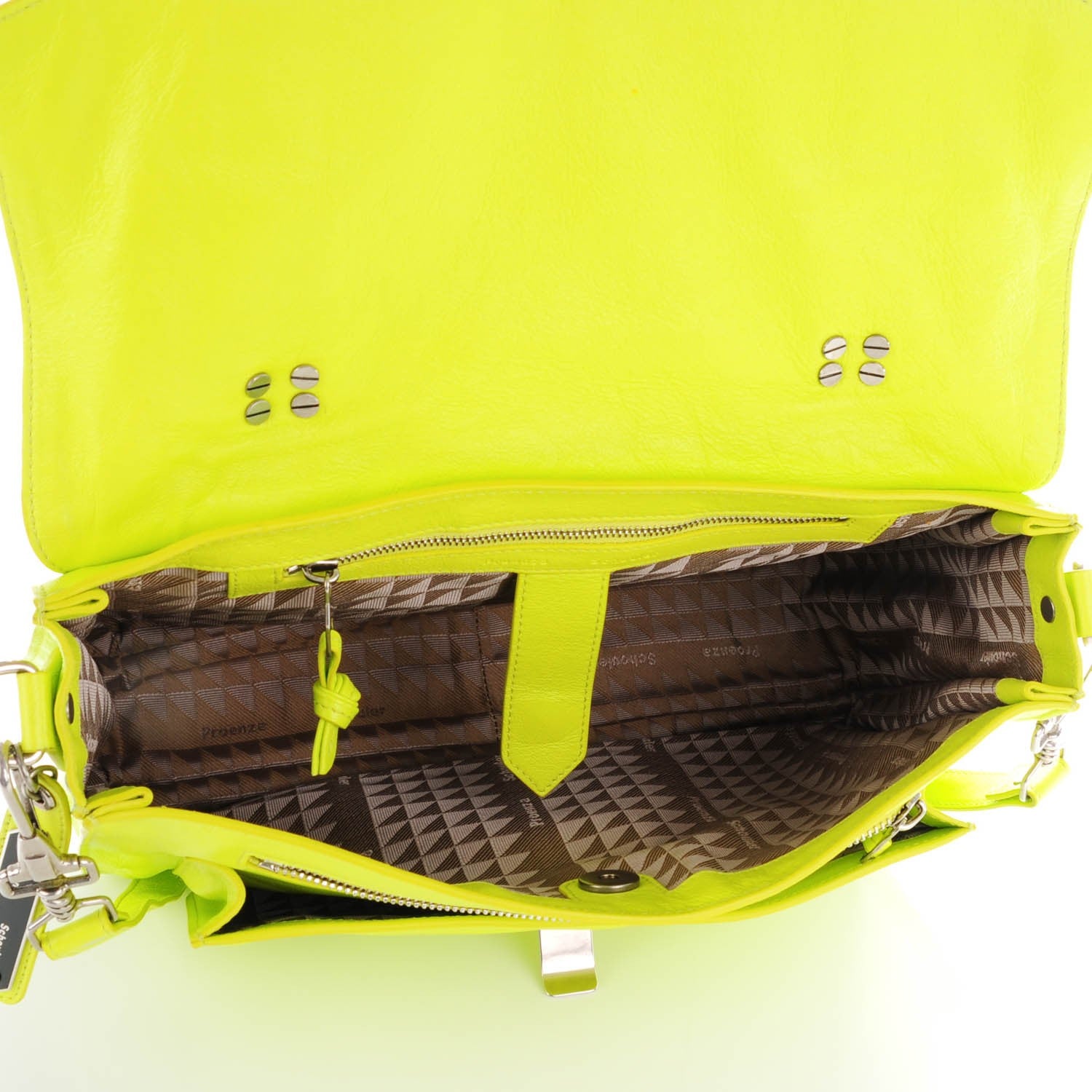 Proenza Schouler Lambskin Medium PS1 Satchel Sulfur 5 of 7