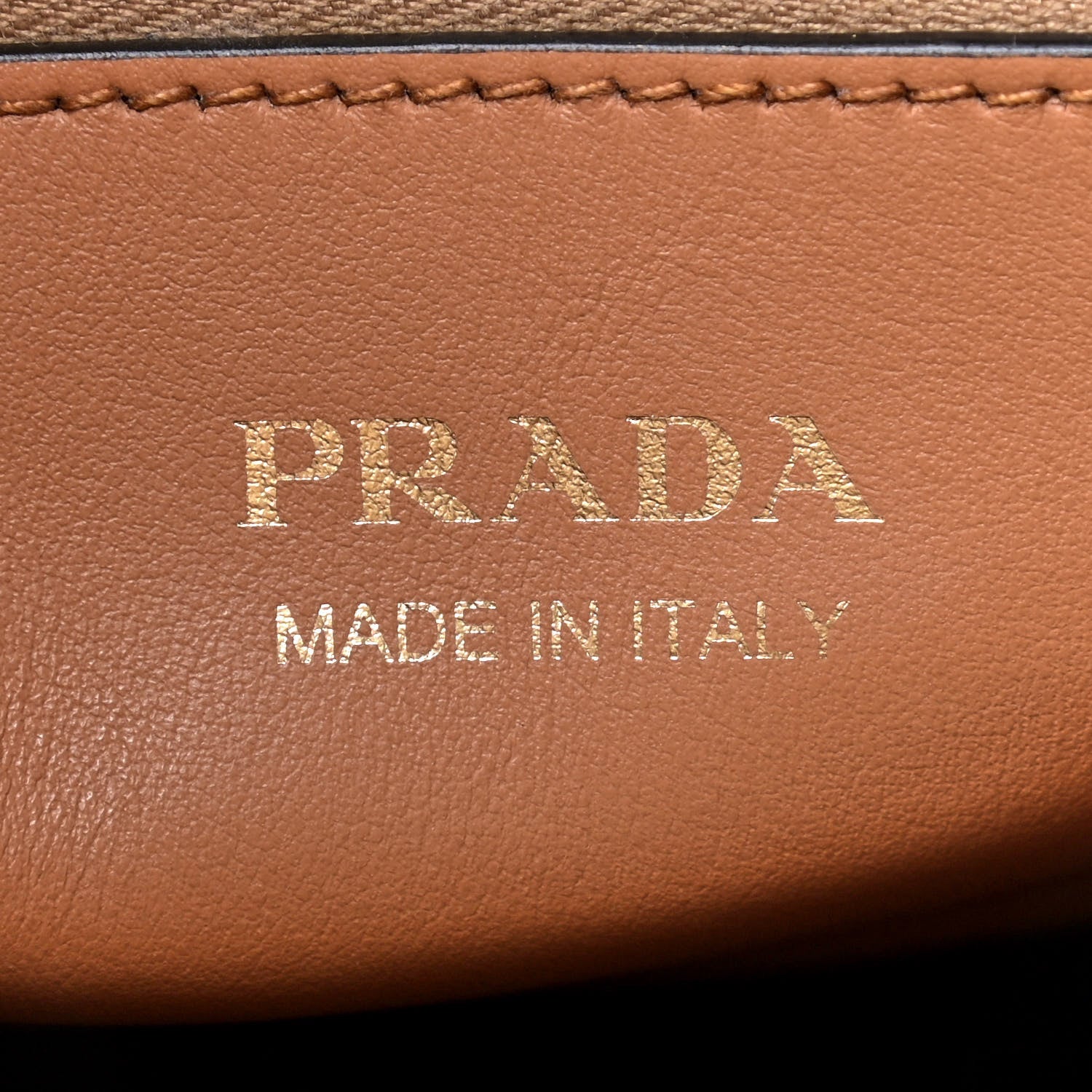 Prada Saffiano City Calf Medium Esplanade Tote Caramel 8 of 8