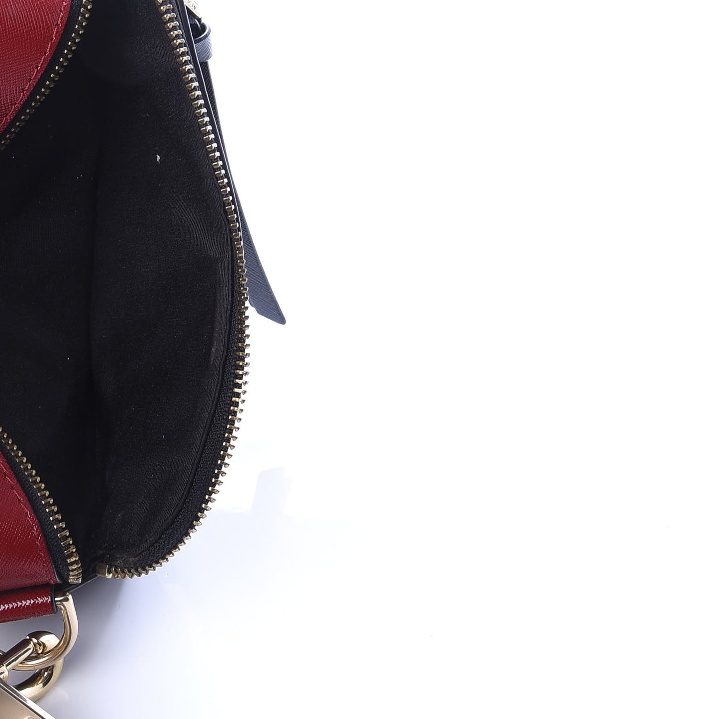 Saffiano Small Snapshot Camera Bag Black Multi