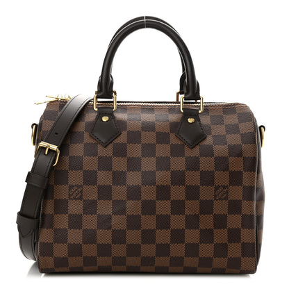 Louis Vuitton Damier Ebene Speedy Bandouliere 25 1 of 12