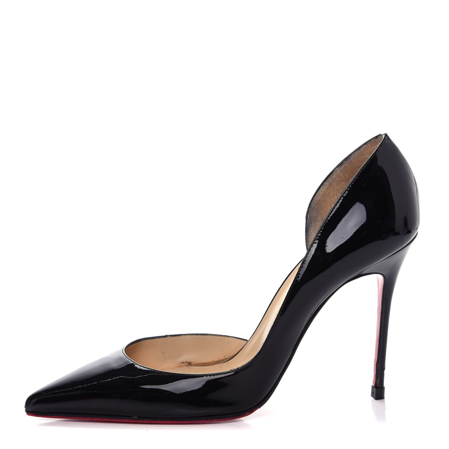 Christian Louboutin Patent Iriza 100 Pumps 38.5 Black 1 of 11