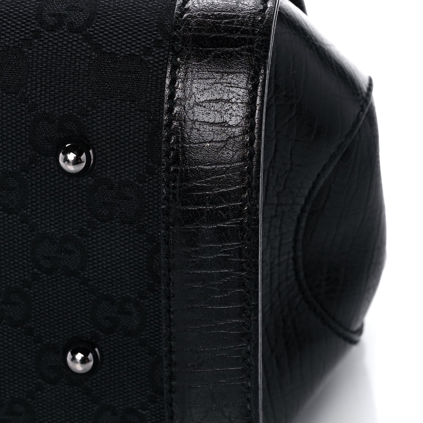 Monogram Bamboo Bullet Bag Black