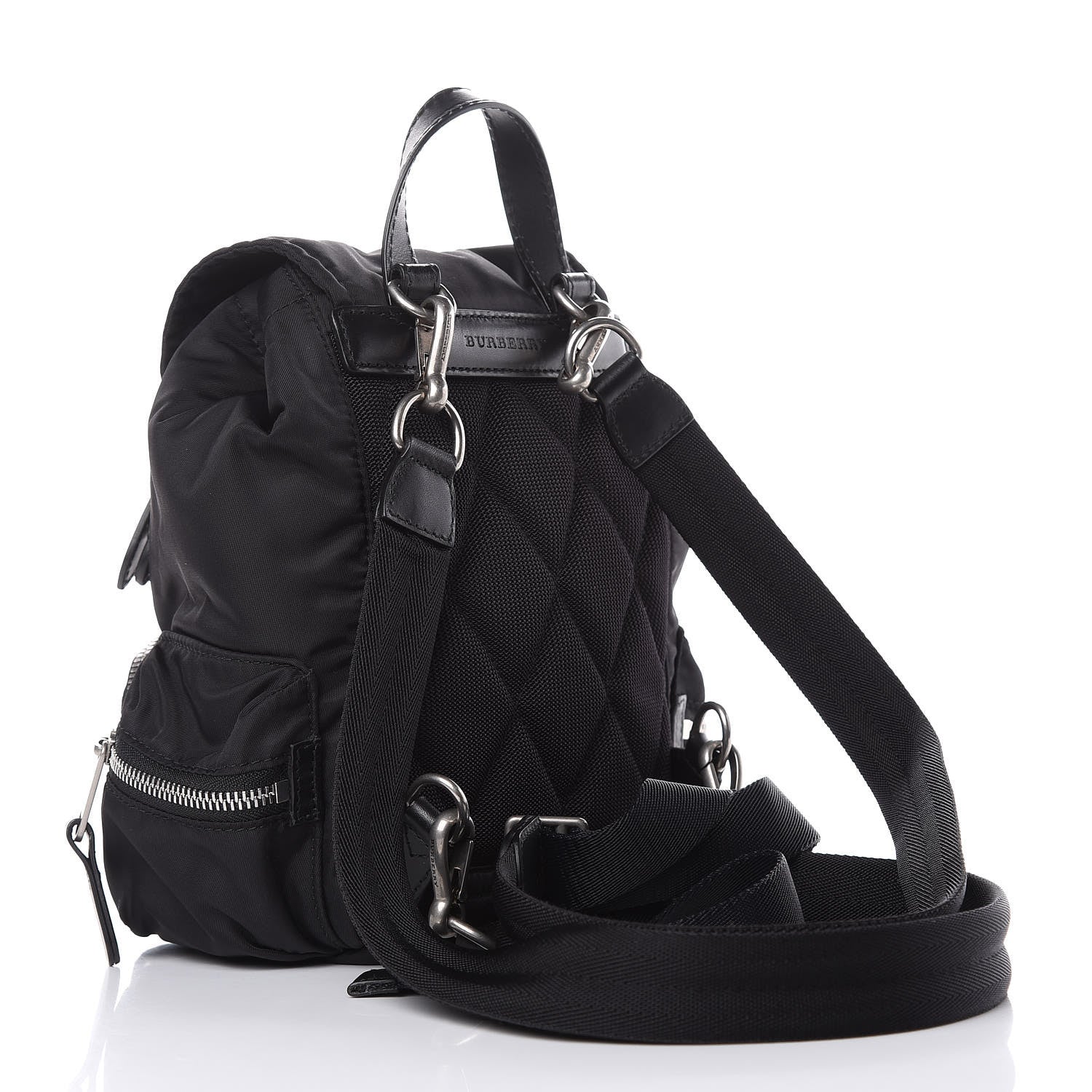 Burberry Nylon Small Rucksack Backpack Black 3 of 8