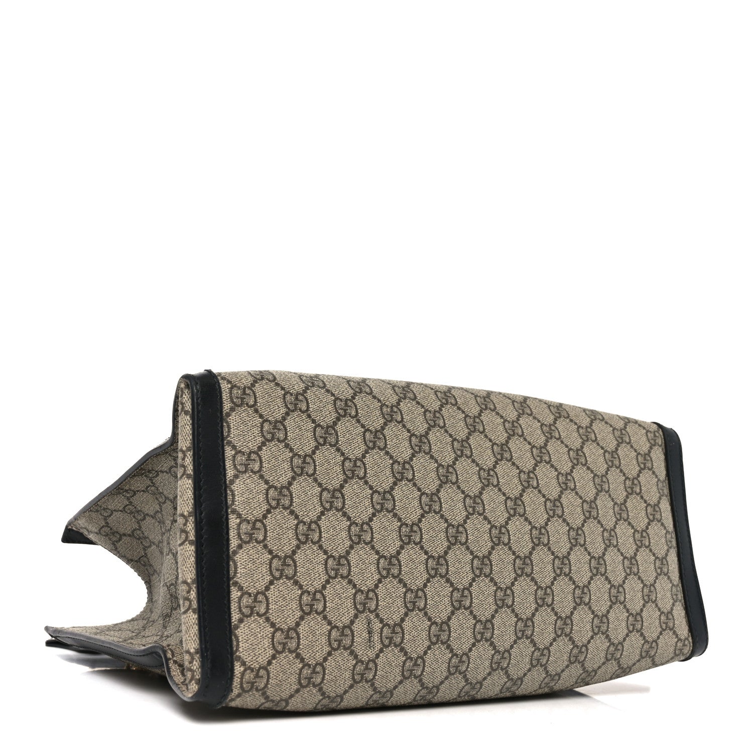 Gucci GG Supreme Monogram Medium Padlock Tote Black 4 of 11