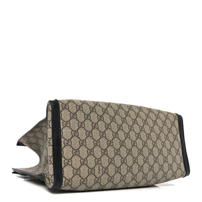 Gucci GG Supreme Monogram Medium Padlock Tote Black 4 of 11