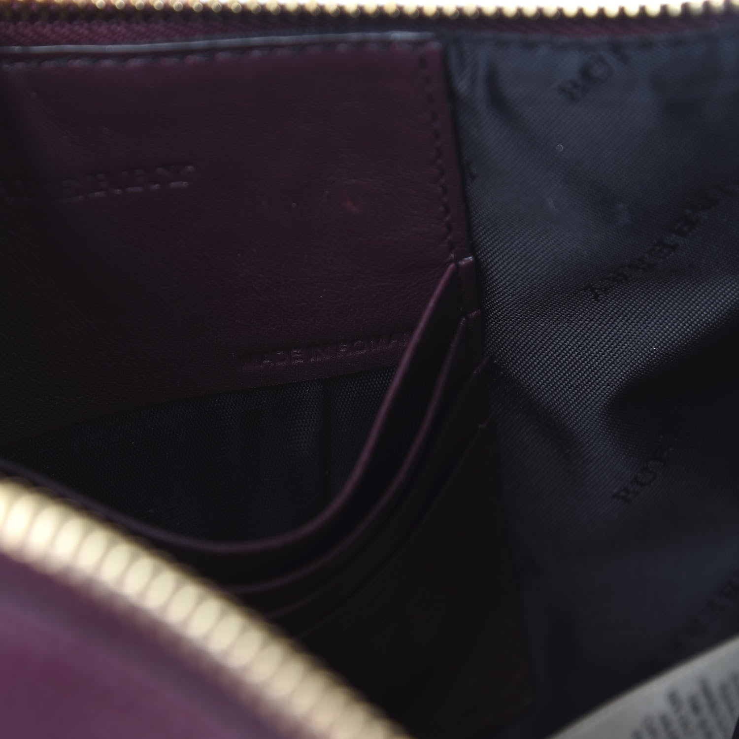 Burberry House Check Derby Peyton Crossbody Clutch Bag Mahogany Red 8 of 14