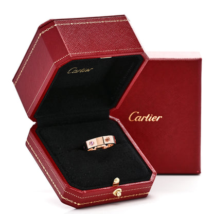 Cartier 18K Pink Gold Sapphire Garnet Amethyst 5.5mm LOVE Ring 57 8 5 of 5