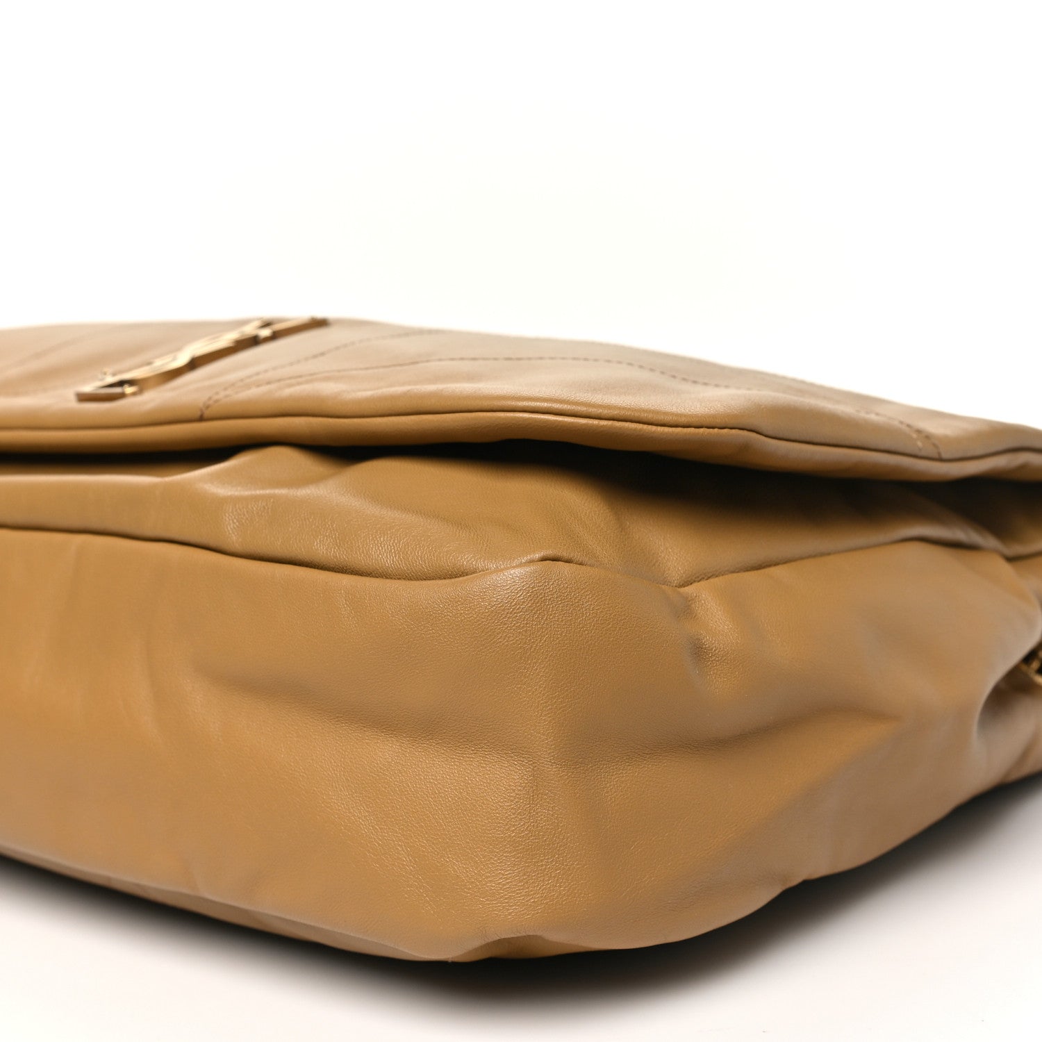 Saint Laurent Lambskin Matelasse Monogram Large Jamie 4.3 Tabac Brown 10 of 10