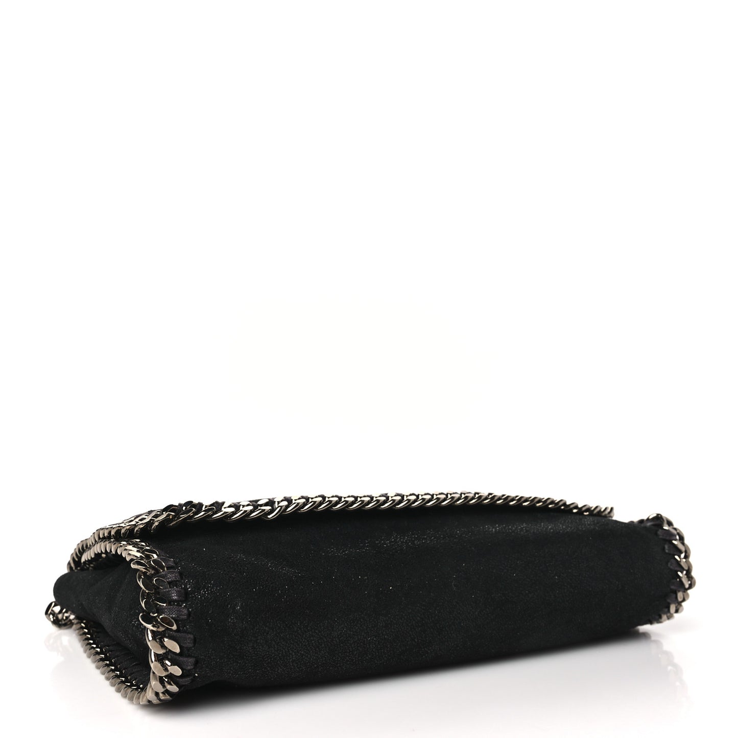Shaggy Deer Falabella Fold Over Clutch Black